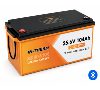 Акумулятор IN-THERM/BLUESUN 24 V 104  Ah з Bluetooth